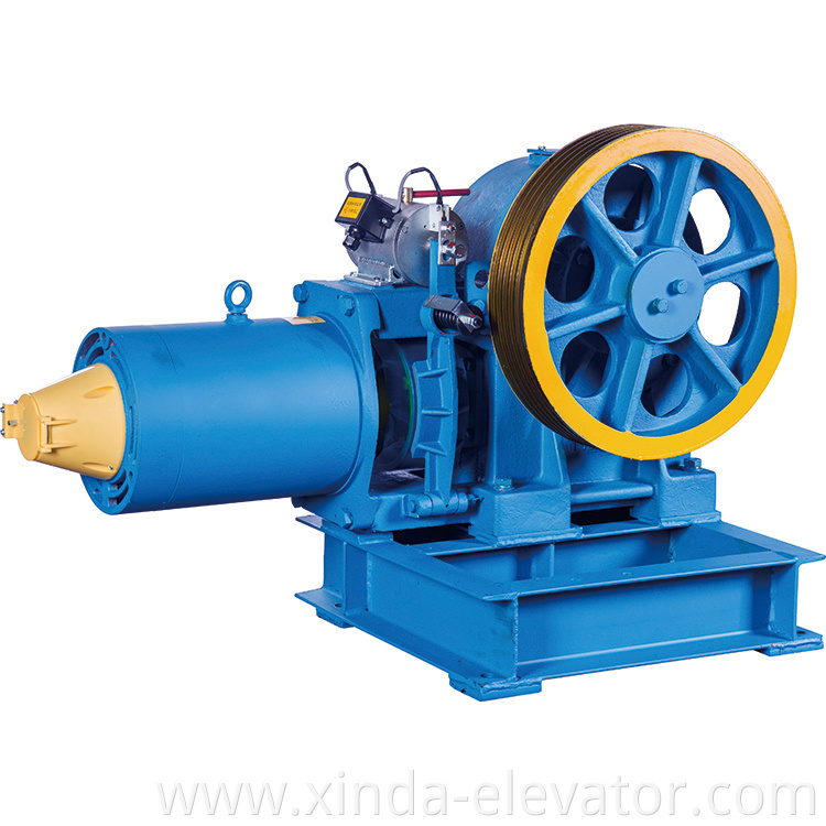 2018 Elevator Geared Traction Machine Gear Motor for Elevator